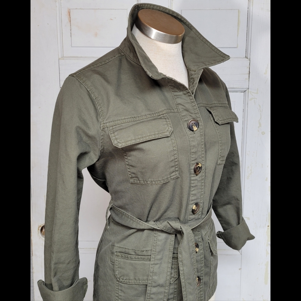 Maurices shirt jacket olive green size medium
